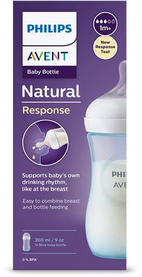 Philips Avent Láhev Natural Response 260ml, 1m+, modrá