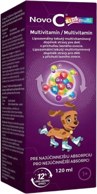 Novo C Novo C Kids Multi lipozomální multivitamin 120 ml od 1 roku 120 ml