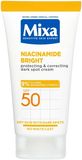 Mixa Niacinamide Bright Ochranný a korekční krém proti tmavým skvrnám s SPF 50 50 ml