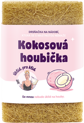 Úklid pro klid Kokosová houbička na nádobí 2 ks