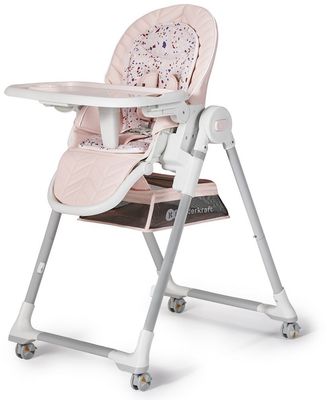 Kinderkraft Select Židlička jídelní Lastree Pink, Premium