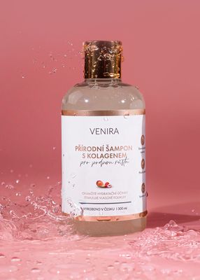 Venira Přírodní šampon s kolag. na podporu růstu vlasů mango + liči 300 ml
