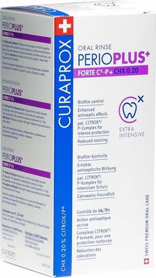 Curaprox Perio Plus+ Forte 0.20 CHX szájvíz CHX 0,20% 200 ml