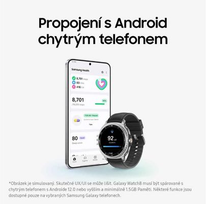 Samsung Galaxy Watch8 Classic 46mm černá