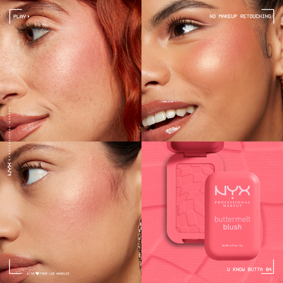 NYX Professional Makeup Buttermelt Blush 04 U Know Butta pudrová tvářenka