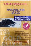 Dermacol Gold Elixir Maska jednorázová maska 2 x 8 g
