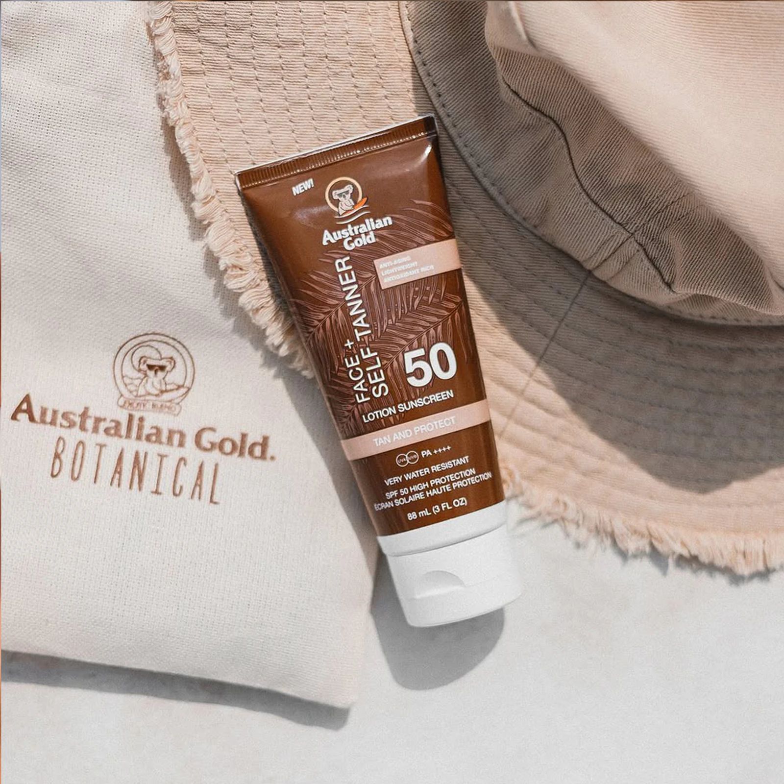 Australian Gold SPF 50 Faces Selftanner 88 ml