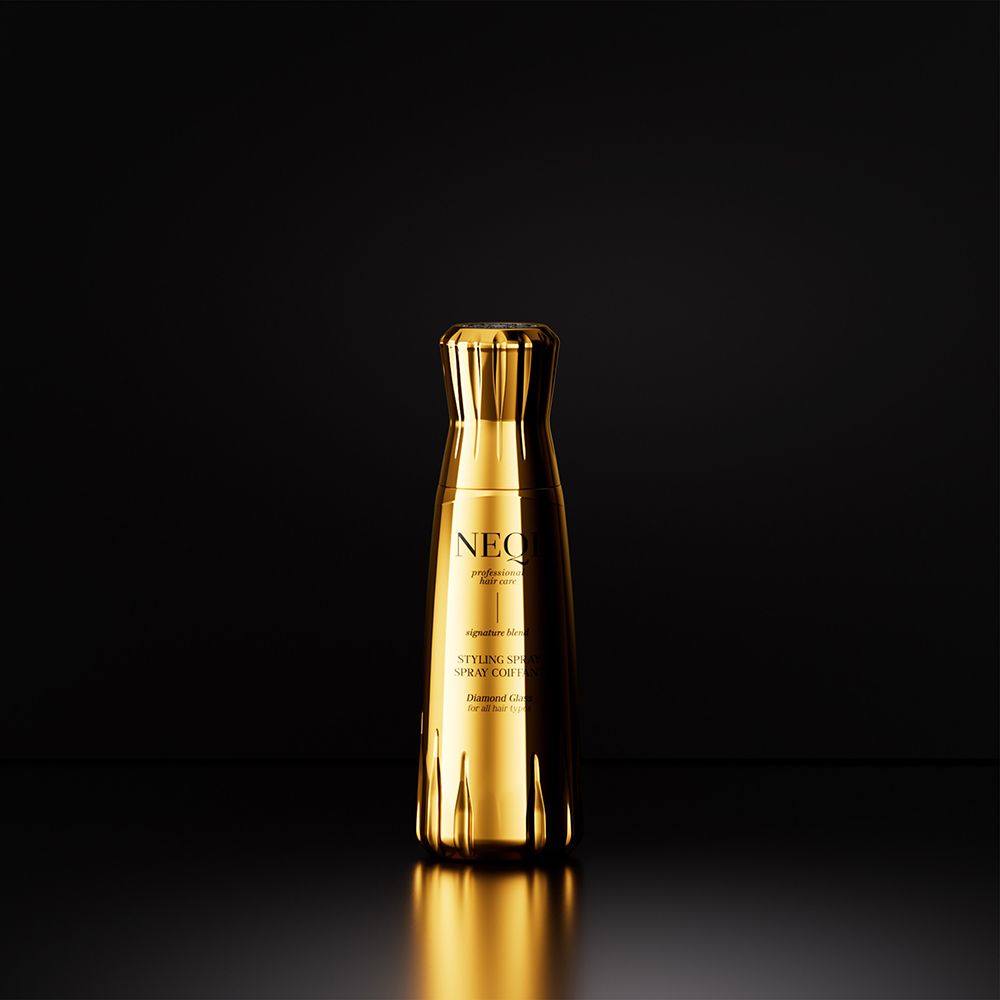 NEQI Diamond Glass Styling Spray pro lesklé a hladké vlasy 180 ml