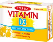 Terezia Vitamín D3 1000 IU 30 tobolek