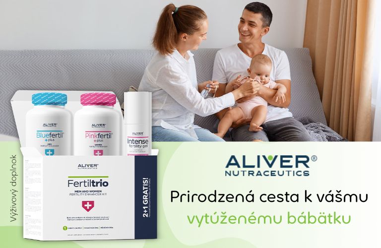 Aliver Nutraceutics Fertiltrio - partnerská kúra pro podporu plodnosti 