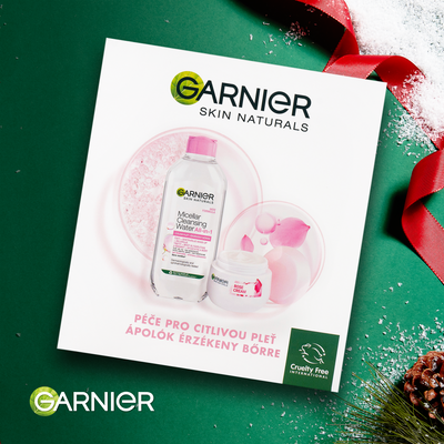 Garnier Garnier Skin Naturals Rose Vánoční balíček 2023, 2 ks