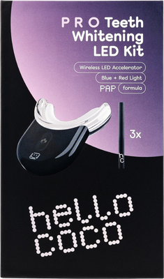 Hello Coco  PAP+ Pro Teeth Whitening LED Kit