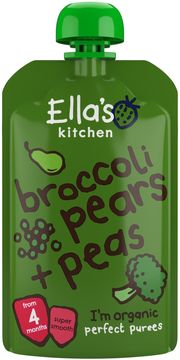 Ella's Kitchen BIO Hruška, hrášek a brokolice 120 g