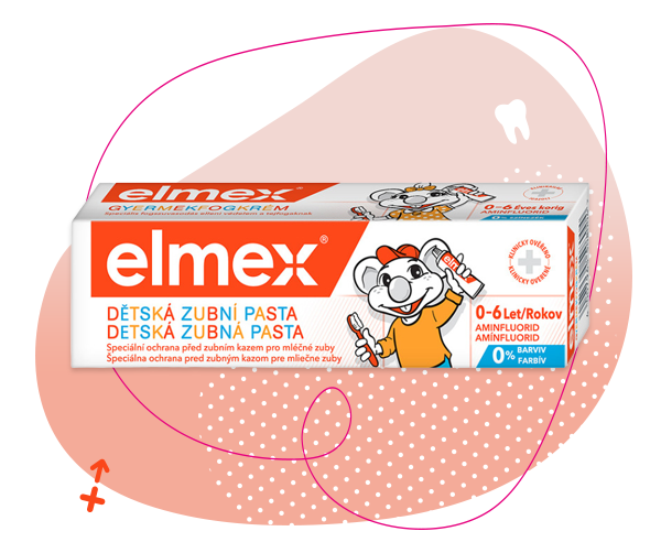 Elmex Zubná pasta detská s aminfluoridmi 0 – 6 rokov, 50 ml