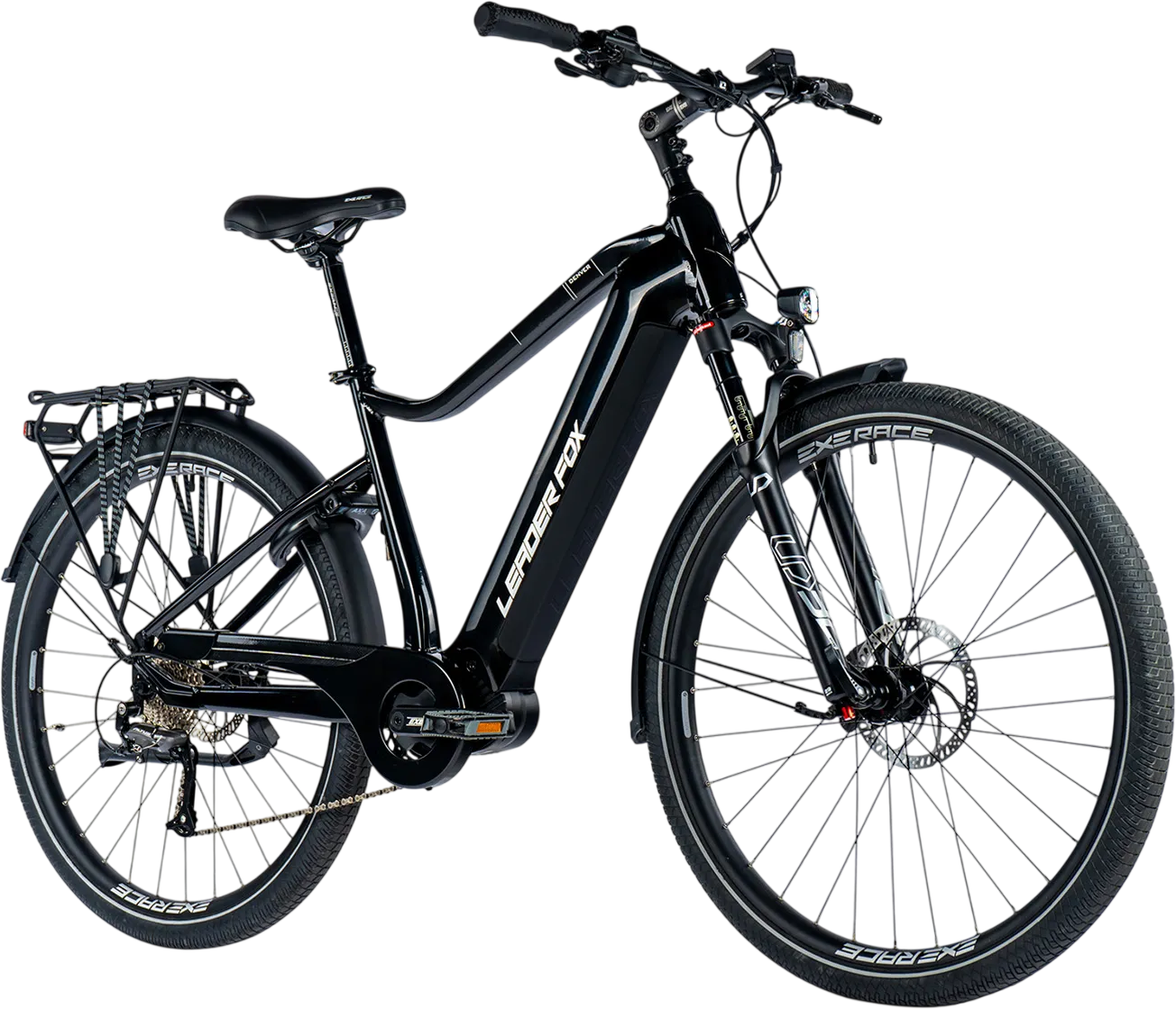 Leader Fox Elektrokolo DENVER PÁNSKÝ 28"/ 20,5" černá