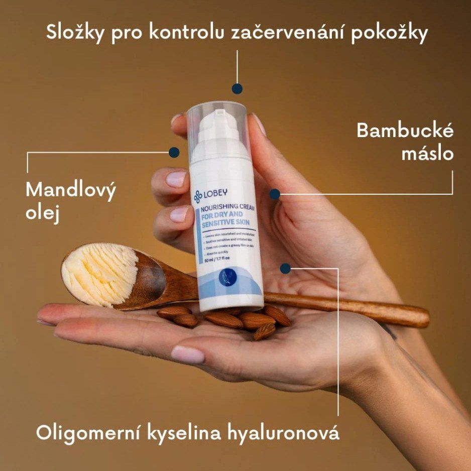 Lobey Vyživující krém na suchou a citlivou pleť 50 ml