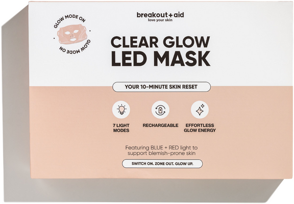 Breakout+aid Clear Glow LED maska