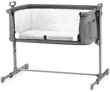 Kinderkraft , Přístavná postýlka Neste – Grey melange 9 kg
