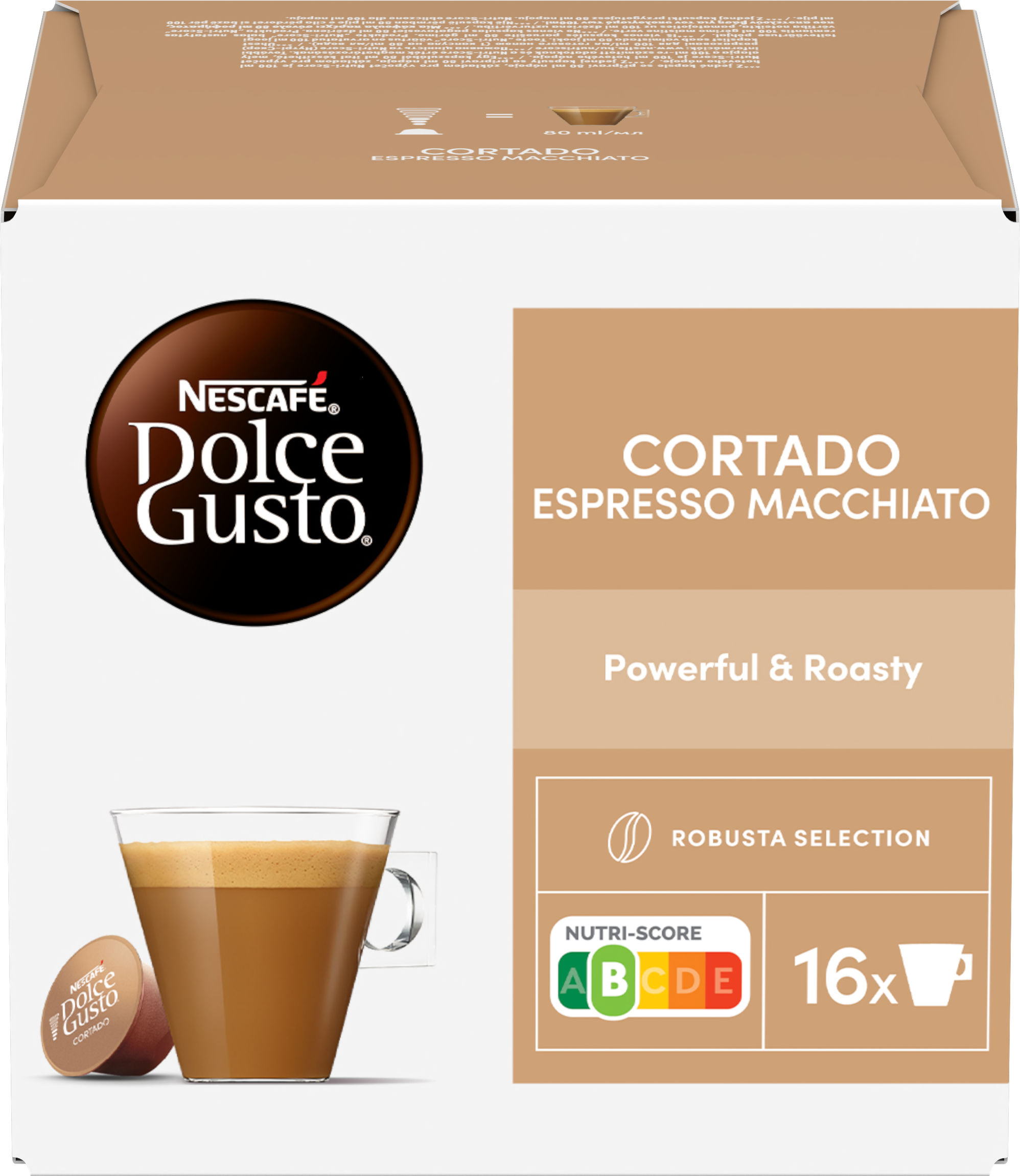 Nescafé Dolce Gusto Cortado kávové kapsle 16 ks