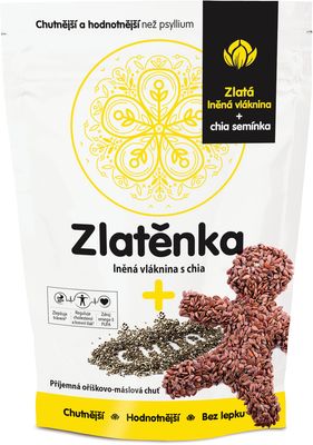 Zlatěnka lněná vláknina a chia 300 g