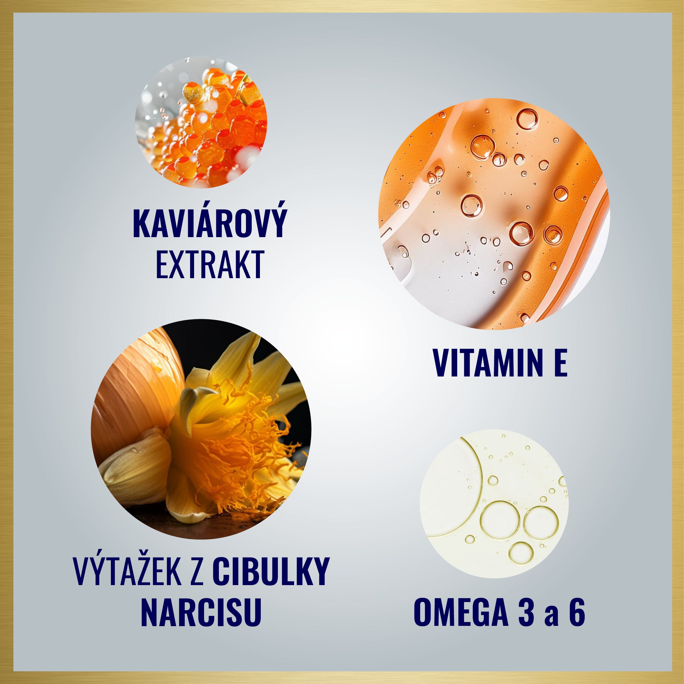 Dermacol Gold Elixir omlazující kaviárový noční krém 50 ml