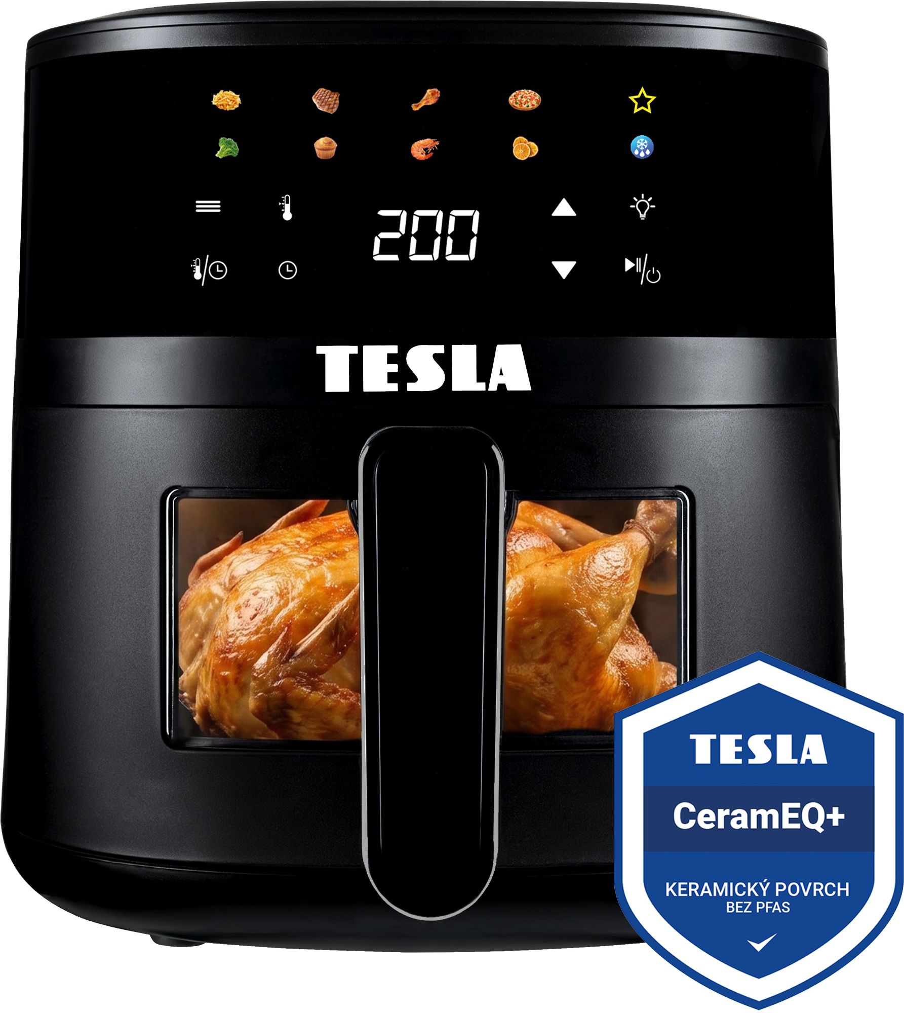 Tesla AirCook Q45 Pro-multifunkční digitální horkovzdušná fritéza