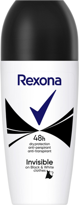 Rexona Invisible Black + White Roll-on 50 ml