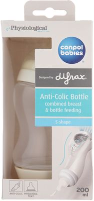 Canpol babies Lahev širokohrdlá antikoliková S-Shape 200 ml