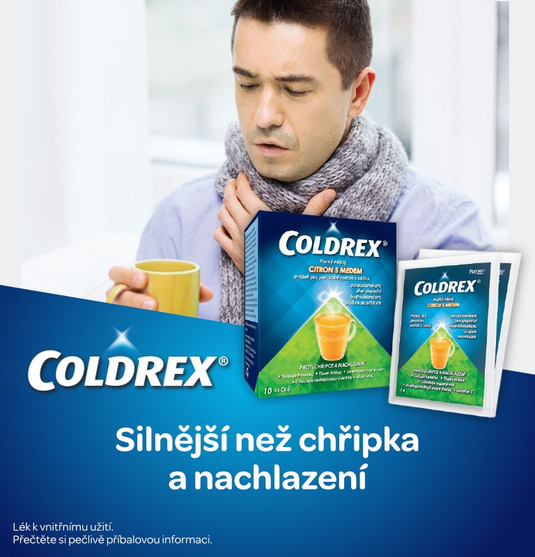 Coldrex Horký nápoj citron med 