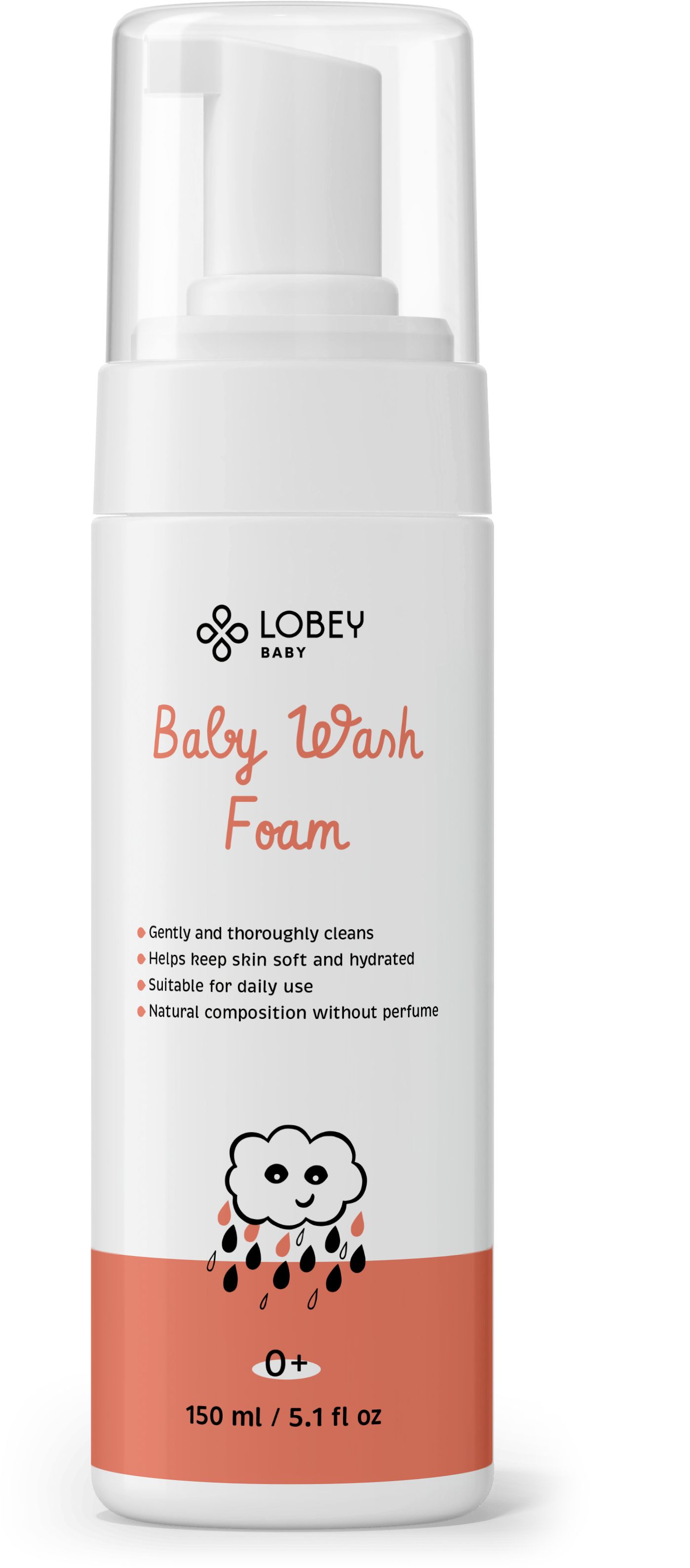 Lobey Mycí pěna pro miminka 150 ml