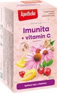 Apotheke Premier Imunita + vitamin C čaj 20 x 2 g