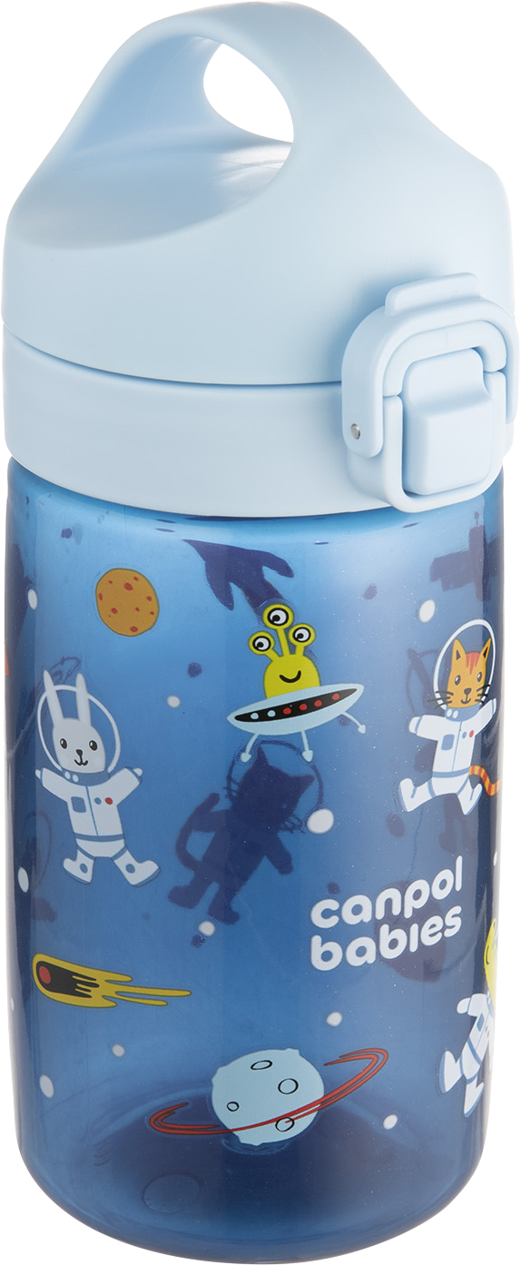 Canpol babies Lahev pro děti JUNIOR modrá 400 ml
