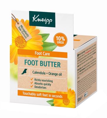 Kneipp Máslo pro péči o chodidla s měsíčkem a pomerančovým olejem 100 ml