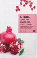 Mizon Joyful Time Essence Mask Pomegranate Plátýnková maska s energizujícím účinkem 23 g