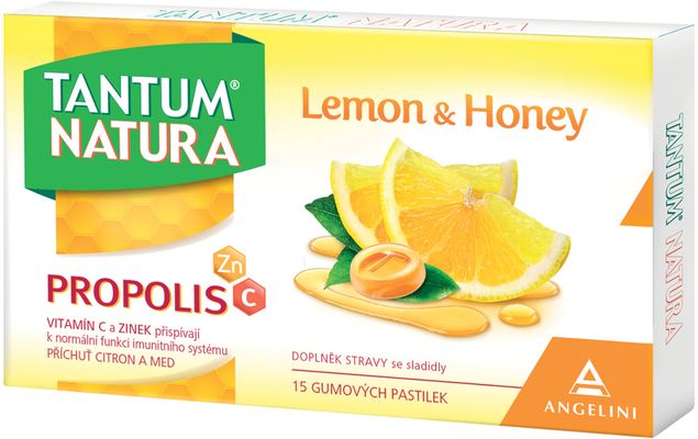 Tantum Natura Lemon&Honey 15 pastilek