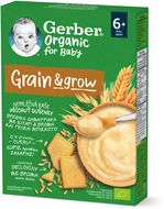Gerber Organic nemléčná kaše s příchutí sušenky 200 g
