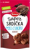 Emco Super srdíčka kakao 140 g