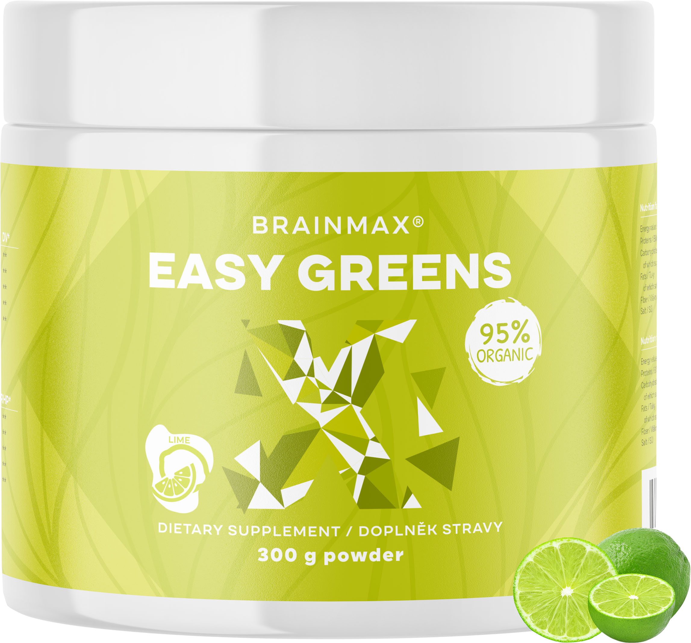 BrainMax Easy Greens Limetka 300 g