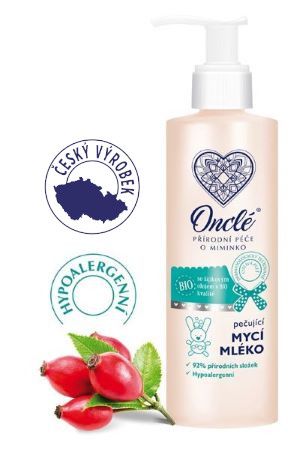 mycí mléko pro miminka, mycí mléko na pokožku i vlásky