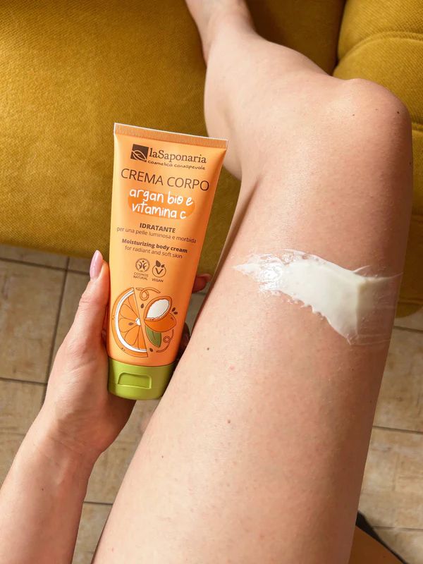 laSaponaria Hydratační tělový krém s BIO arganem a vit. C 200 ml