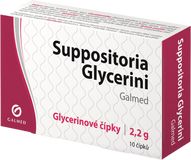 Galmed Suppositoria Glycerini čípky 10 x 2.2 g