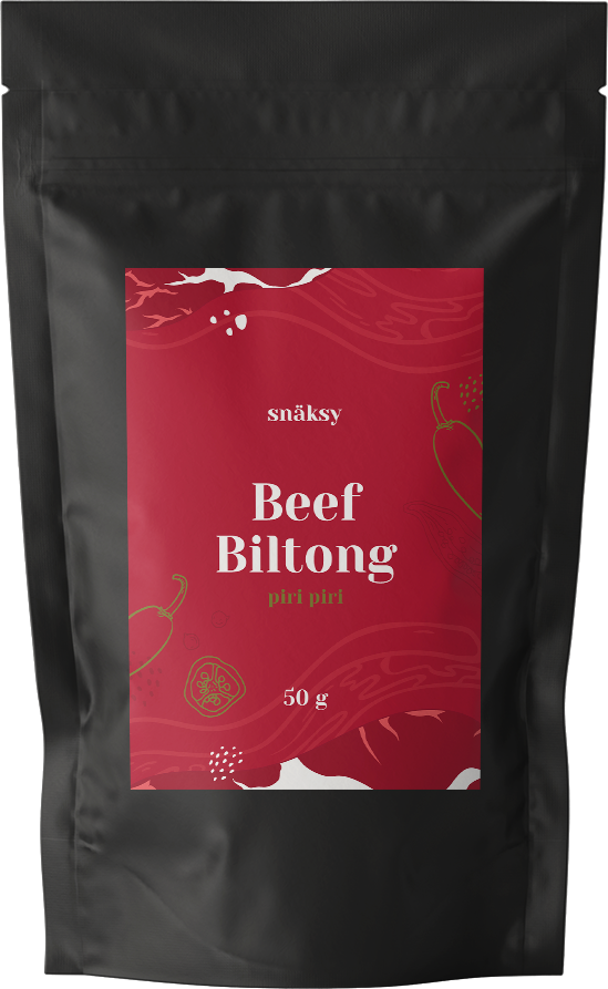 Snӓksy Biltong Piri Piri szószos szárított marhahús 50 g