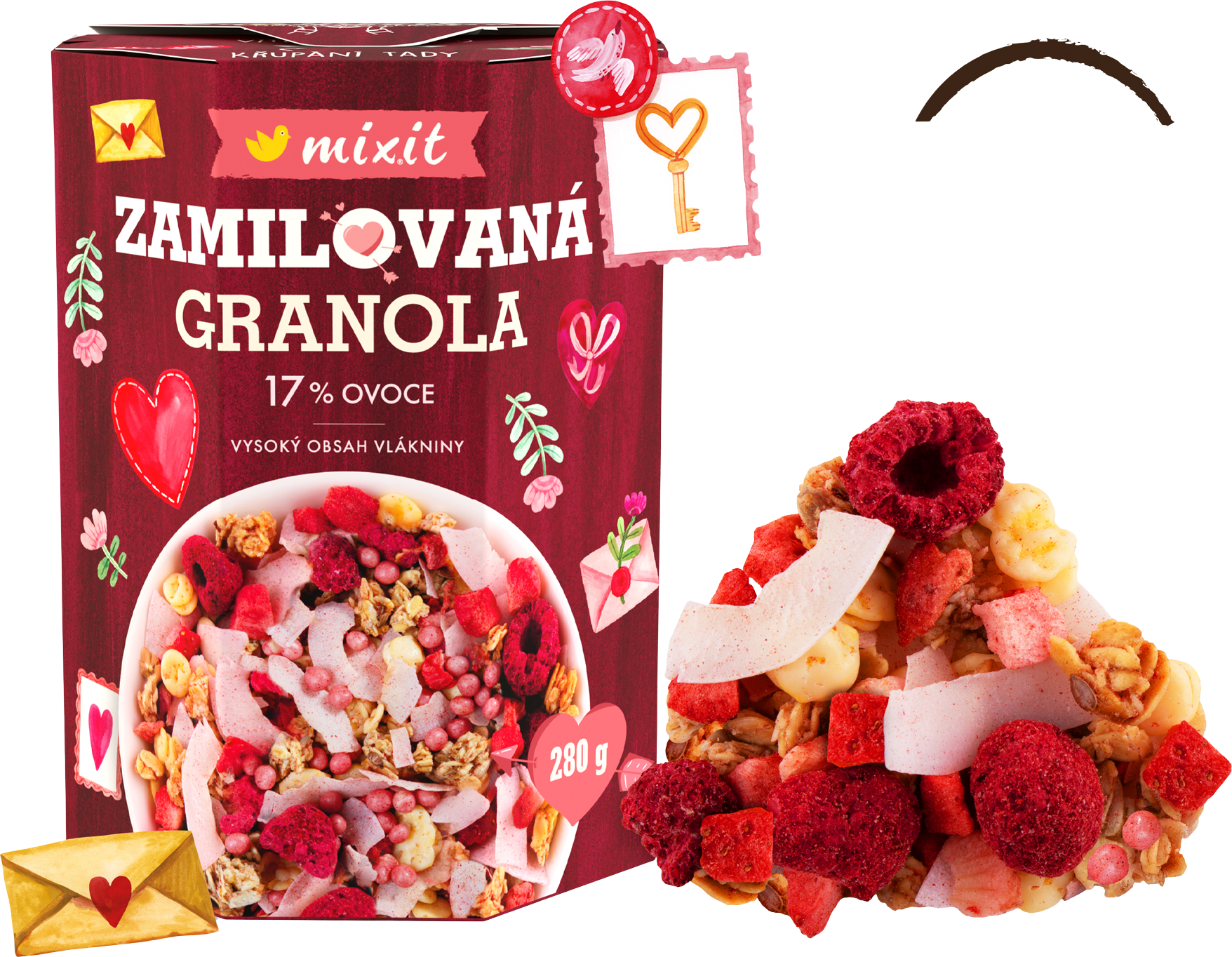 Mixit Zamilovaná granola z pece 280 g
