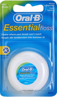 Oral-B EssentialFloss Mint Wax Dentální nit 50 m