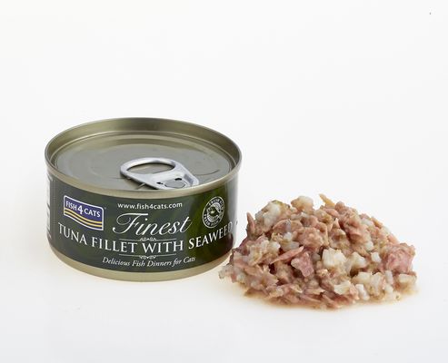 Fish4Cats Konzerva pro kočky Finest tuňák s mořskými řasami 70 g