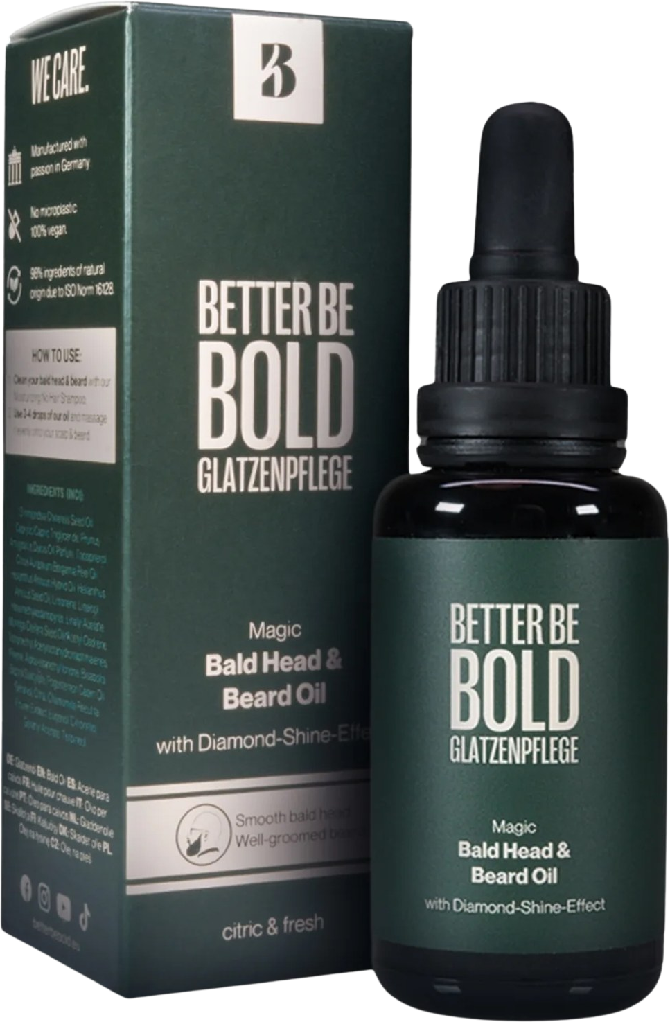 Better be bold Olej, který dodá lesk plnovousu i pleši 30 ml