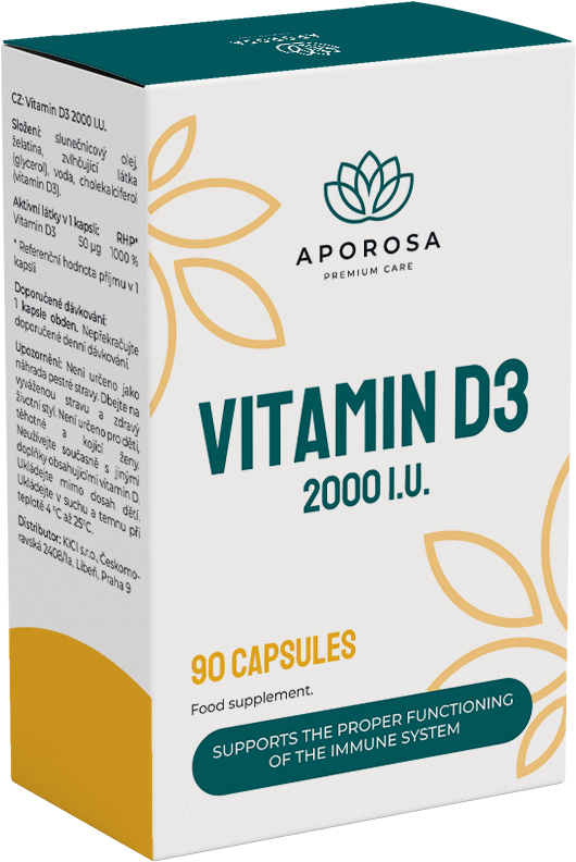 Aporosa D3 vitamin 2000 NE 90 db