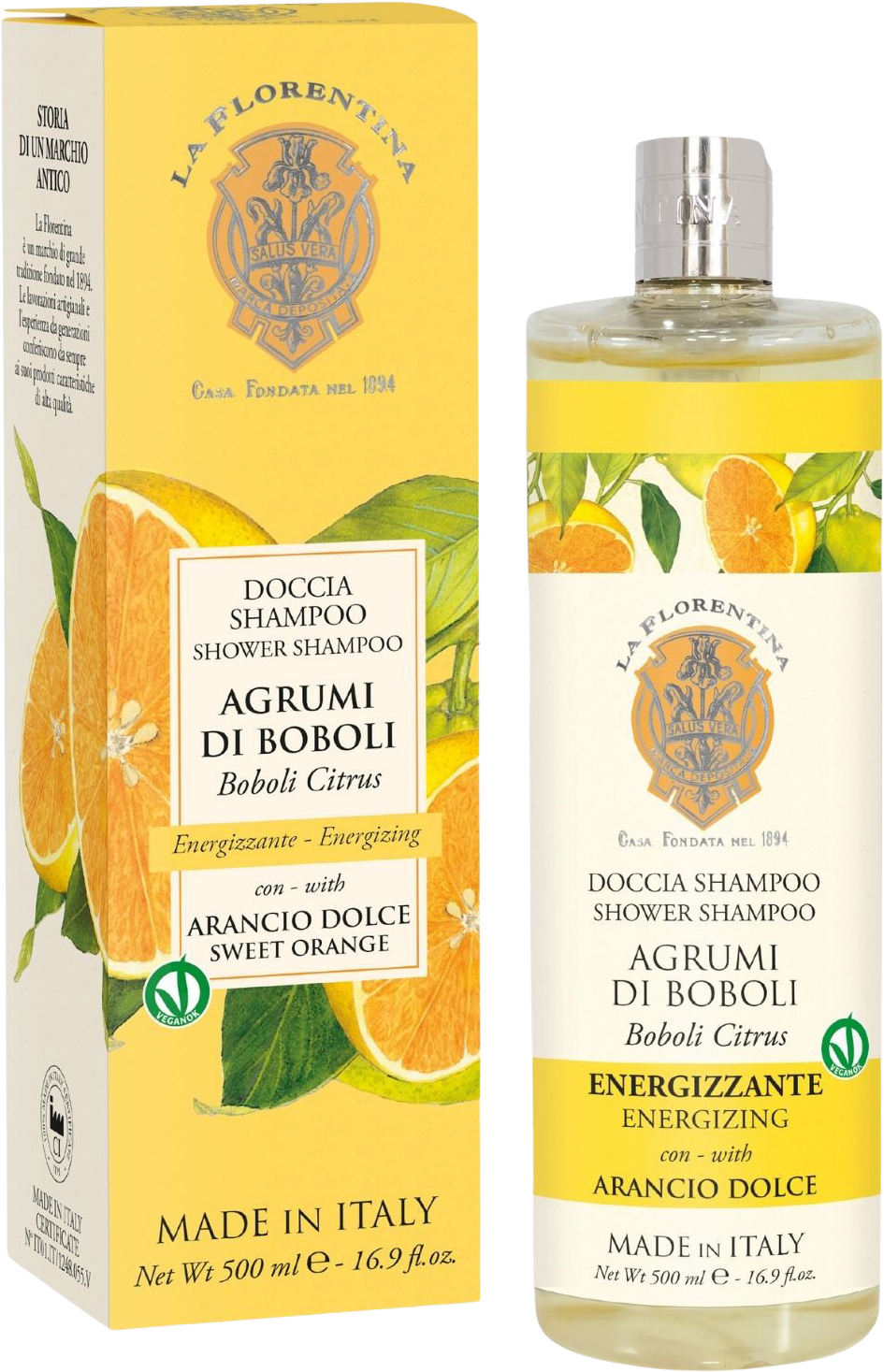La Florentina Shower Shampoo Agrumi di Boboli 500 ml