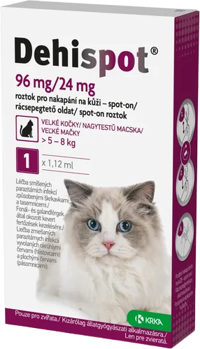 Dehispot Spot-on pro velké kočky 1.12 ml