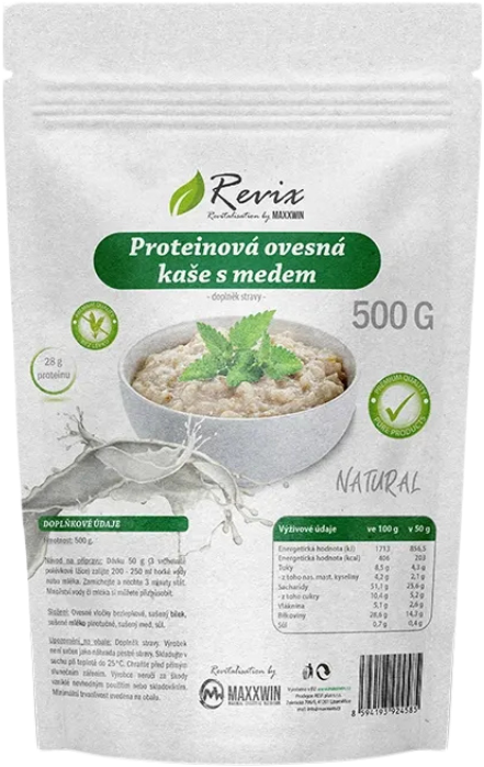 Revix Proteinová ovesná kaše natural 500 g